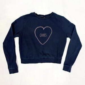 ASOS Carbs navy blue sweatshirt size US 8